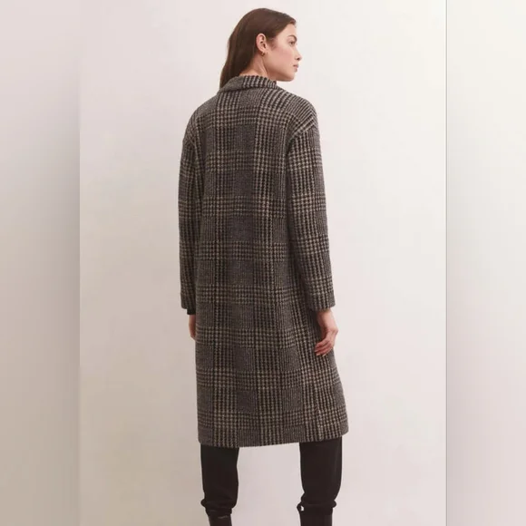 Z SupplyZ Supply Mason Houndstooth Coat, XS - Picture 10 of 10
